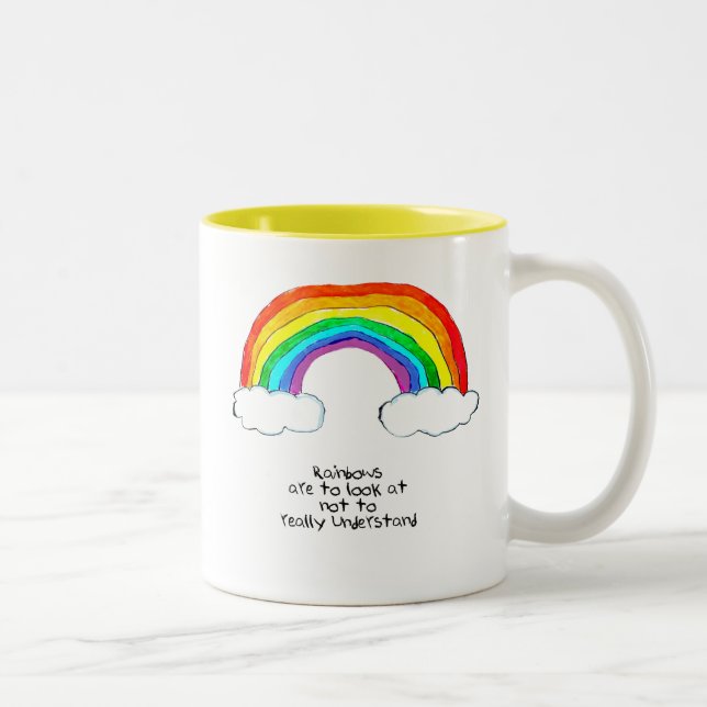 Tasse 2 Couleurs Philosophie arc-en-ciel (Droit)