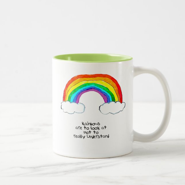 Tasse 2 Couleurs Philosophie arc-en-ciel (Droit)