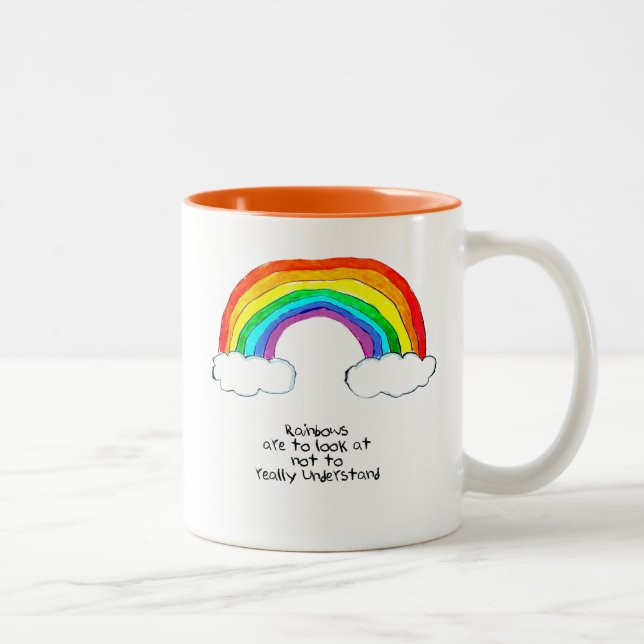 Tasse 2 Couleurs Philosophie Rainbow (Droit)