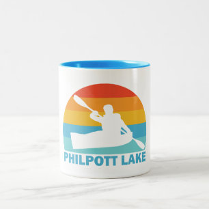 Tasse 2 Couleurs Philpott Lake Virginia Kayak