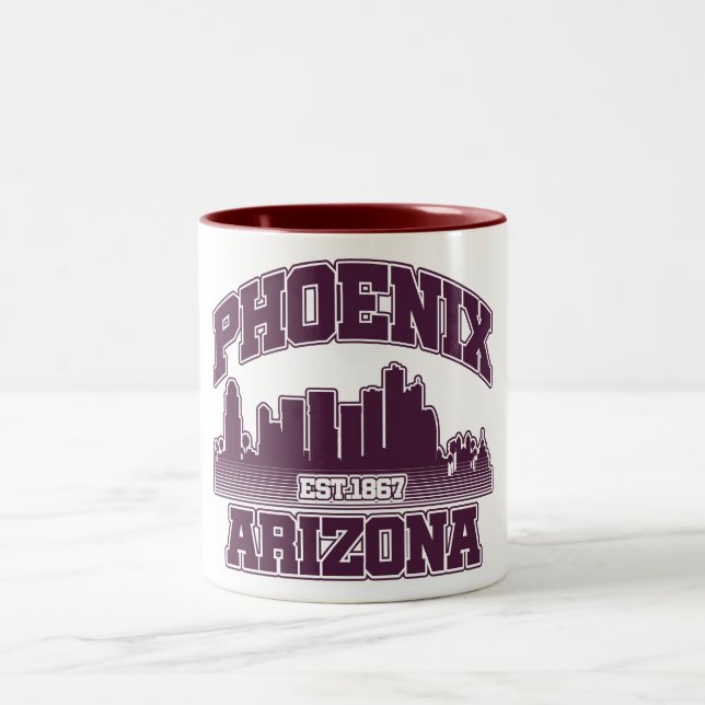 Tasse 2 Couleurs Phoenix, Arizona (Centre)