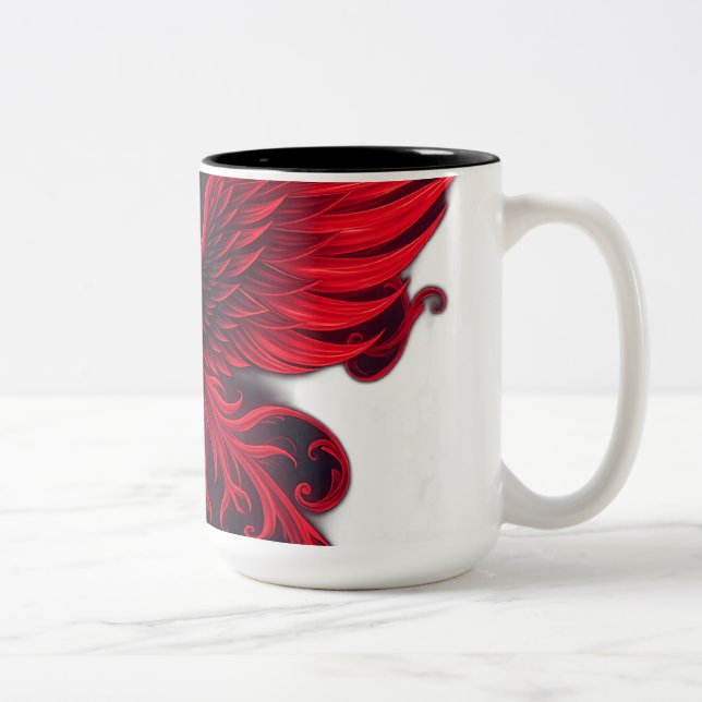 Tasse 2 Couleurs Phoenix avec des empires gothiques et des torrents (Droit)