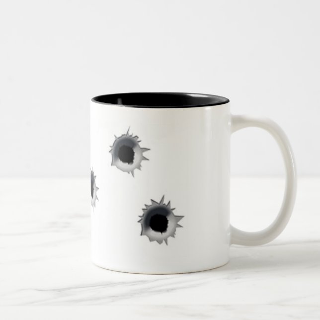 Tasse 2 Couleurs "Photo de détenu " (Droit)