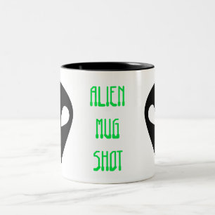 Tasse 2 Couleurs Photo d'identité d'un Alien