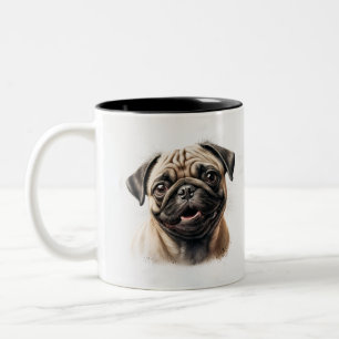 Tasse 2 Couleurs Photo personnalisé Moderne Élégant Créer le Vôtre