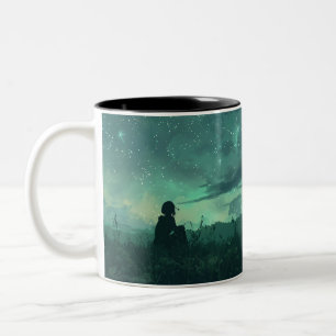Tasse 2 Couleurs Photo personnalisée (Ajouter votre propre photo et