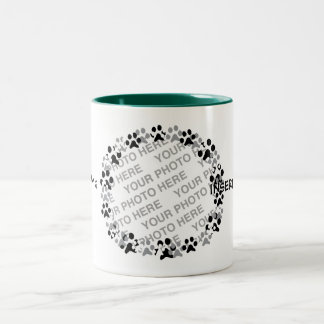 Tasse 2 Couleurs Photo personnalisée d'animal familier