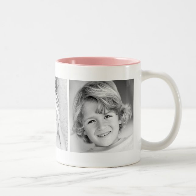 Tasse 2 Couleurs Photo personnalisée Musique (Droit)