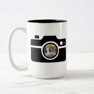 Tasse 2 Couleurs Photo personnalisée par l'appareil photo
