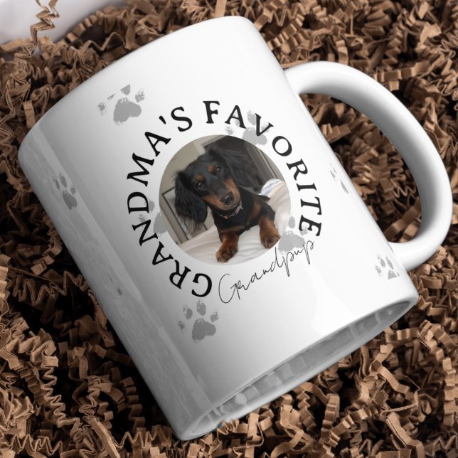 Tasse 2 Couleurs Photo pour animal de compagnie préférée personnali (Customize this coffee mug with your pet! )