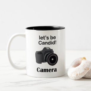 Tasse 2 Couleurs Photographe Candid Appareil Photo