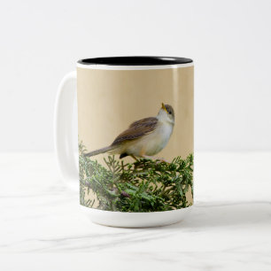 Tasse 2 Couleurs Photographie charmante d'un oiseau moineau