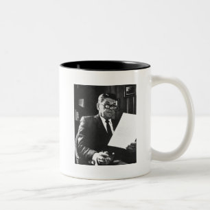 Tasse 2 Couleurs Photographie de Ronald Reagan