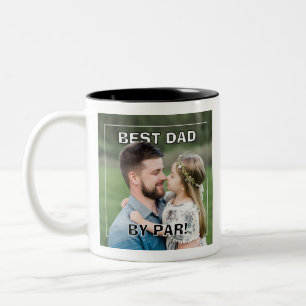 Tasse 2 Couleurs PhotoPop Meilleur Papa De Par Custom Année Photo T