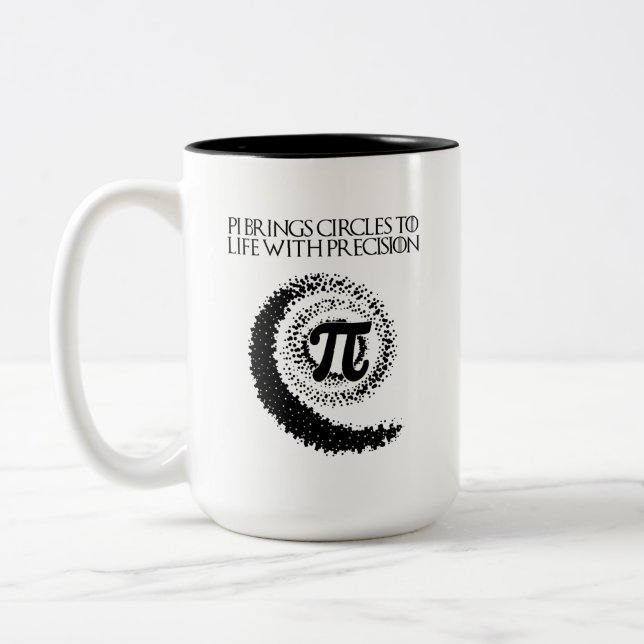 Tasse 2 Couleurs Pi Brings Circles To Life With Precision (Gauche)