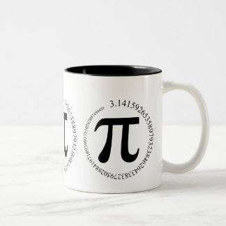 Tasse 2 Couleurs Pi (Jour)