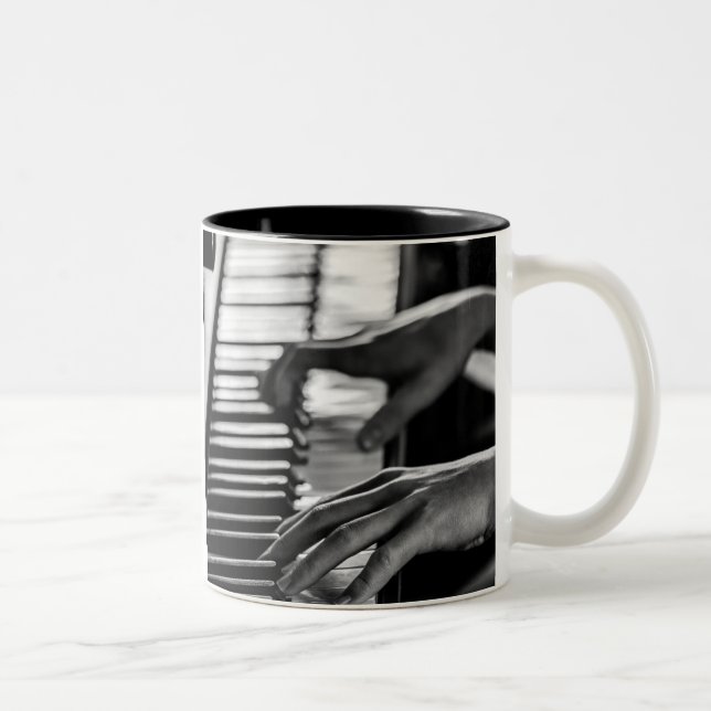 Tasse 2 Couleurs Piano génial (Droit)
