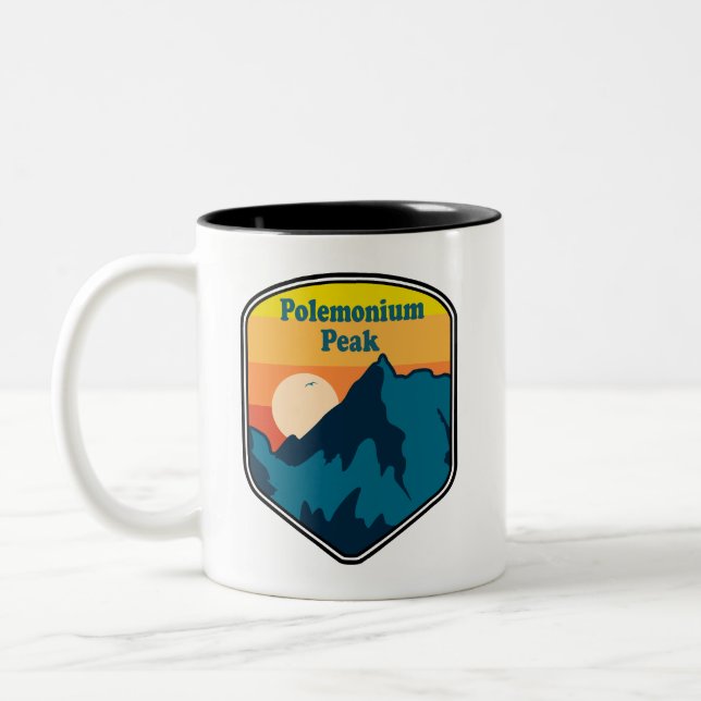 Tasse 2 Couleurs Pic Polemonium Californie Lever du soleil (Gauche)