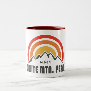 Tasse 2 Couleurs Pic White Mountain Californie