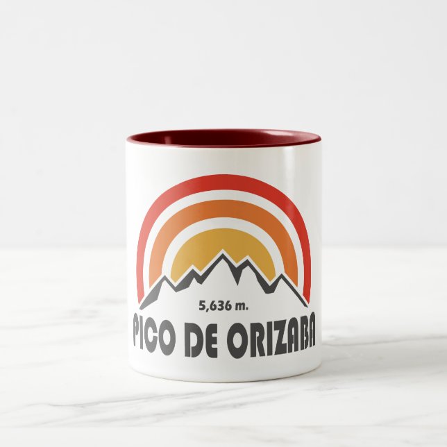 Tasse 2 Couleurs Pico de Orizaba Mexique (Centre)