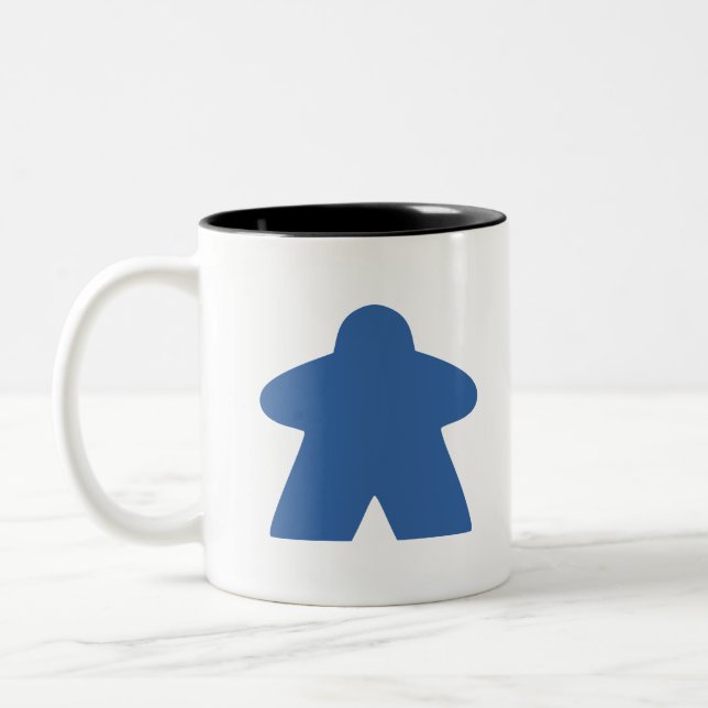 Tasse 2 Couleurs Pièce de jeu du plateau du siège bleu (Gauche)