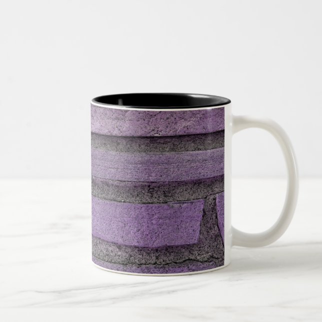 Tasse 2 Couleurs pierres pourpres (Droit)