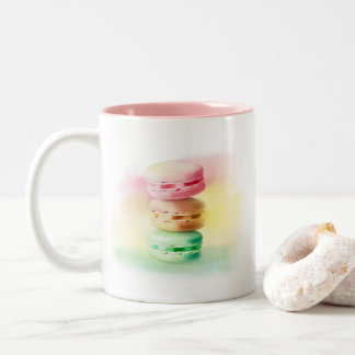 Tasse 2 Couleurs Pierres triplées Pastel Macaroon