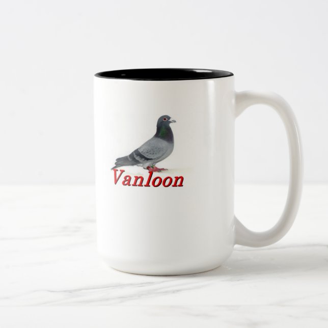 Tasse 2 Couleurs Pigeons d'emballage de Vanloon (Droit)