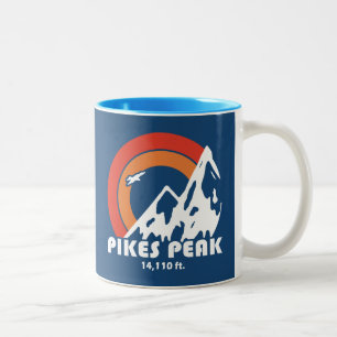 Tasse 2 Couleurs Pikes Peak Colorado Sun Eagle