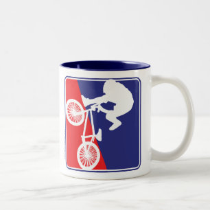 Tasse 2 Couleurs Pilote de vélo BMX