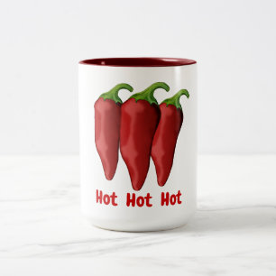 Tasse 2 Couleurs Piments rouges