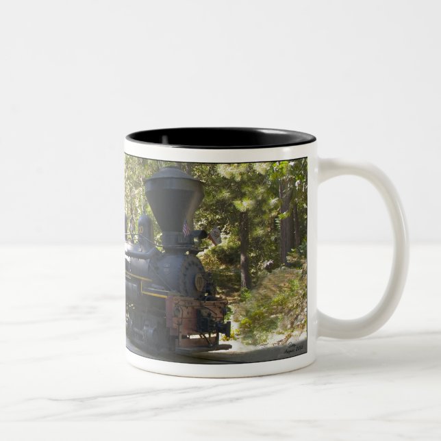 Tasse 2 Couleurs Pin rr de sucre de Yosemite Mt. (Droit)