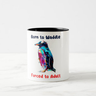 Tasse 2 Couleurs Pingouin