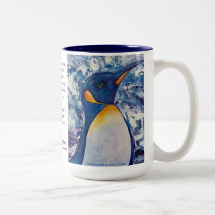Tasse 2 Couleurs Pingouin de l'Alaska 15oz