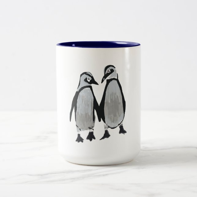 Tasse 2 Couleurs Pingouins pour enfants (Centre)
