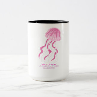 Tasse 2 Couleurs Pink Jellyfish : La danseuse sous-marine de la nat