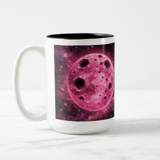 Tasse 2 Couleurs Pink Moon with Asteroid Holes