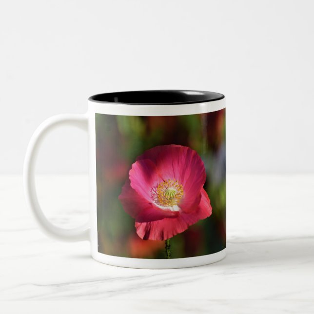 Tasse 2 Couleurs Pink poppy in the Sunshine Photographe (Gauche)