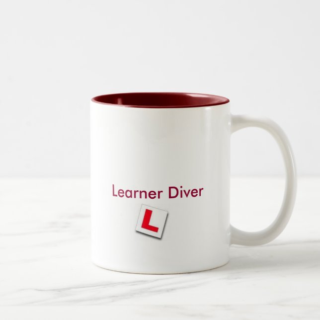 Tasse 2 Couleurs PIQUÉ d'ÉTUDIANT - customisé (Droit)