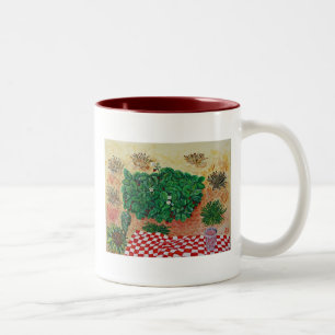 Tasse 2 Couleurs Pique-nique de fraise avec peu de doute
