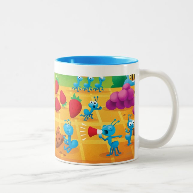 Tasse 2 Couleurs Pique-nique d'été (Droit)
