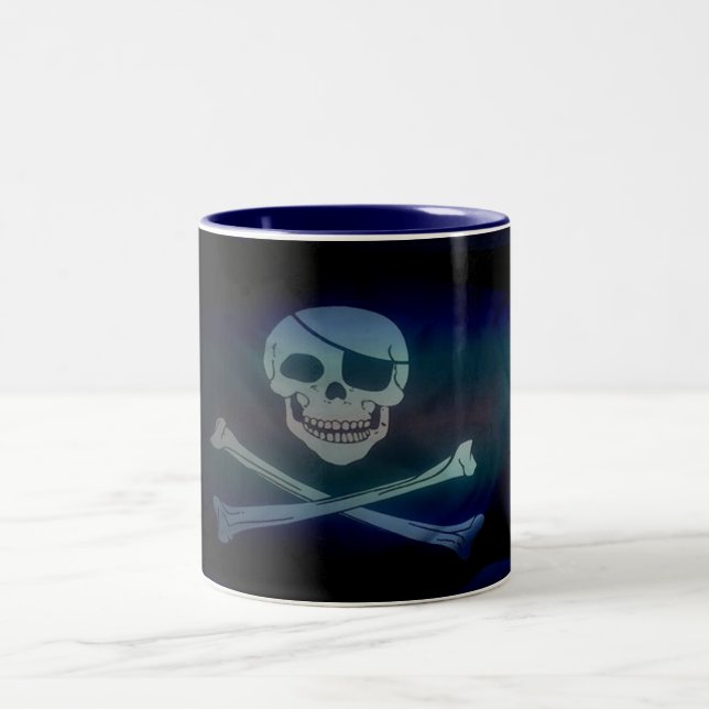 Tasse 2 Couleurs Pirate - Mug- (Centre)
