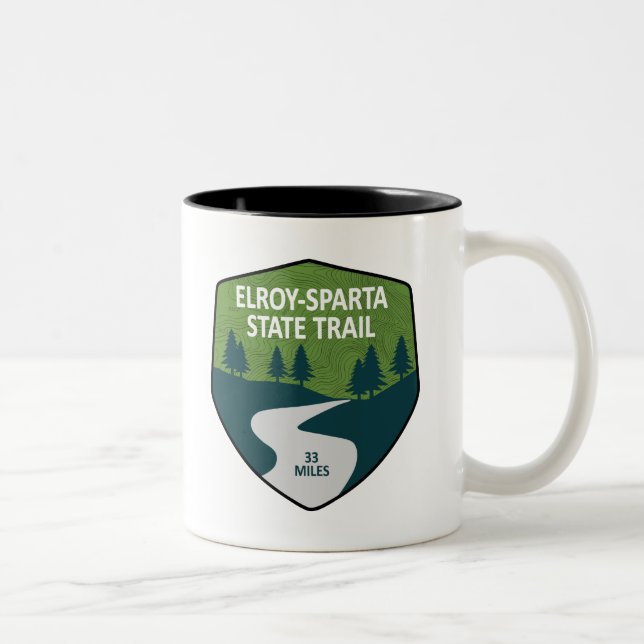 Tasse 2 Couleurs Piste d'État Elroy-Sparta (Droit)