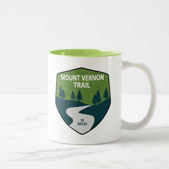 Tasse 2 Couleurs Piste Mount Vernon (Droit)
