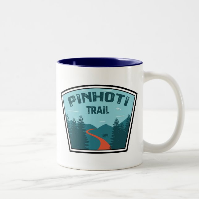 Tasse 2 Couleurs Piste Pinhoti Alabama Géorgie (Droit)