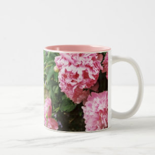 Tasse 2 Couleurs pivoines roses