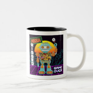 Tasse 2 Couleurs Pizza Riggué - Jeu sur