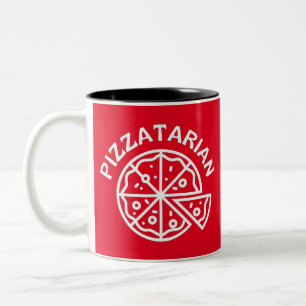 Tasse 2 Couleurs Pizzatarienne