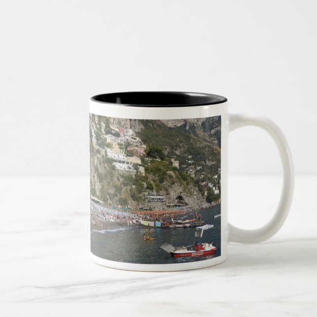 Tasse 2 Couleurs Plage à Positano, Campanie, Italie (Droit)