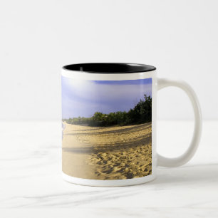 Tasse 2 Couleurs plage de Baie Longue Long Bay, St-Martin,